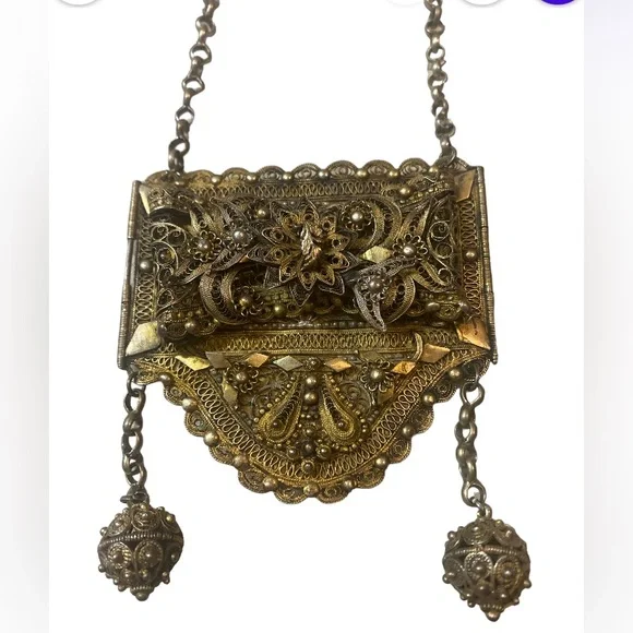 Vintage Middle East/Tribal 70s Pendant - Picture 4 of 9